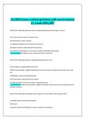 ALARM Course Verified Questions with Correct Answers A&plus; Grade 2026&sol;2027 &mdash; ALARM Course &mdash; Verified Questions and Answers Fire Alarm Systems & Safety &lpar;Verified Solutions&comma; A&plus; Grade 2026&sol;2027 Edition&rpar;