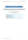VATI PN Mental Health Assessment 2026 UPDATE