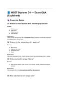 WSET Diploma D1 Exam Questions & Answers &vert; Structured Study Guide