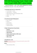NUR 210 Pharmacology Examination 3 Study Guide &vert; Units 7&ndash;9
