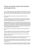 Property & Casualty Insurance Exam Questions & Answers Part 1 &vert; Study Guide & Exam Prep