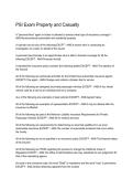 PSI Exam Property and Casualty &ndash; Practice Questions&comma; Answers & Study Guide