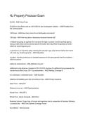 NJ Property Producer Exam&colon; Practice Questions&comma; Answers & Study Guide