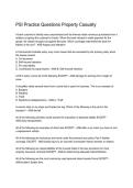 PSI Property & Casualty Practice Questions &vert; Exam Prep & Study Guide
