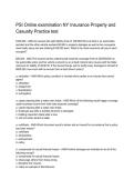 Package Deal &ndash; PSI Property & Casualty Insurance Exams &vert; NJ & NY Practice Questions&comma; Answers & Study Guide
