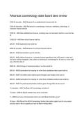 Arkansas Cosmetology State Board Laws Review &ndash; Study Guide & Exam Prep