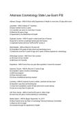 Arkansas Cosmetology State Law Exam PSI &ndash; Practice Questions&comma; Answers & Study Guide