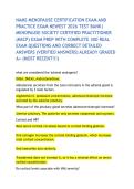 NAMS MENOPAUSE CERTIFICATION EXAM AND PRACTICE EXAM NEWEST 2026 TEST BANK&vert; MENOPAUSE SOCIETY CERTIFIED PRACTITIONER &lpar;MSCP&rpar; EXAM PREP WITH COMPLETE 300 REAL EXAM QUESTIONS AND CORRECT DETAILED ANSWERS &lpar;VERIFIED ANSWERS&rpar; ALREADY GRADED A&plus; &lpar;MOST RECENT&excl;&excl;&excl;&rpar;