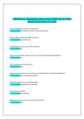ASCP Review &ndash; Hematology&colon; Disease States of WBCs &lpar;Part 1&rpar; Verified Questions and Answers A&plus; Grade &mdash; ASCP Hematology &mdash; WBC Disease States Review