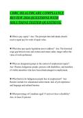 CHRC HEALTHCARE COMPLIANCE&NewLine;REVIEW 2026 QUESTIONS WITH&NewLine;SOLUTIONS TESTED QUESTIONS&period;