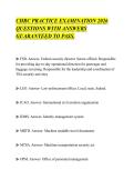CHRC PRACTICE EXAMINATION 2026&NewLine;QUESTIONS WITH ANSWERS&NewLine;GUARANTEED TO PASS&period;&NewLine;