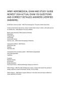 Army Aeromedical Exam Study Guide 2026&sol;2027 &vert; Practice Questions & Exam Review