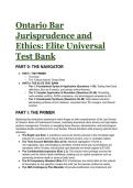 2026&sol;2027 Ontario Bar Exam Jurisprudence & Ethics&colon; S-Tier Elite Test Bank &lpar;Questions with Mentor Analysis&rpar;