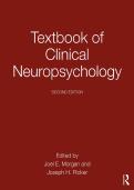 Complete Study Companion & Practice Questions &vert; Textbook of Clinical Neuropsychology 2nd Edition &lpar;Morgan & Ricker&rpar;