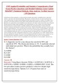 WGU C955 Applied Probability and Statistics Final Exam Prep&colon; 139 Practice Questions & Detailed Answers &lpar;2026&sol;2027&rpar;
