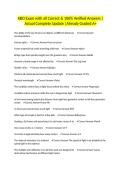 ABO Exam with all Correct & 100&percnt; Verified Answers &vert;Actual Complete Update &vert;Already Graded A&plus;
