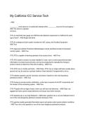 California ICC Service Technician &ndash; Practice Questions&comma; Answers & Study Guide