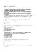 PSI Practice Exam NJ &ndash; Property & Casualty Practice Questions&comma; Answers & Study Guide