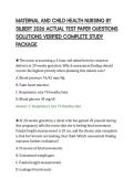 MATERNAL AND CHILD HEALTH NURSING BY SILBERT 2026 ACTUAL TEST PAPER QUESTIONS SOLUTIONS VERIFIED COMPLETE STUDY PACKAGE&period;pdf&NewLine;&NewLine;