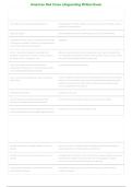 American Red Cross Lifeguarding Written Exam Prep 2026&sol;2027 &vert; Practice Questions & Verified Answers