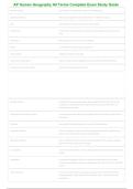 AP Human Geography Exam Prep 2026&sol;2027 &vert; Complete Terms&comma; Concepts & Exam Study Guide