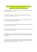 TPATC Certification Exam 2026&ndash;2027 &ndash; Practice Questions&comma; Answers & Study Guide&period;