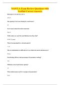 NASCLA Exam Review Questions with&NewLine;Verified Correct Answers