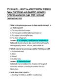NYC Health &plus; Hospitals Sheet Metal Worker Exam Questions and Correct Answers