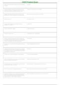 CCHT Practice Exam 2026&sol;2027 &vert; Certified Clinical Hemodialysis Technician Questions & Verified Answers