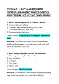 NYC Health &plus; Hospitals Roofer Exam Questions and Correct Answers