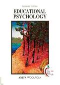 Online Instructor&rsquo;s Resource Manual&NewLine;to accompany&NewLine;Educational Psychology&NewLine;Eleventh Edition&NewLine;Anita Woolfolk&NewLine;The Ohio State University