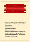 HESI RN PATHOPHYSIOLOGY ACCURATE PRACTICE EXAM WITH ALL POSSIBLE APPROVED WELL ELABORATED PRACTICE QUESTIONS AND 100&percnt; CORRECT VERIFIED ANSWERS WITH DETAILED RATIONALES PLUS EXPERT ANSWER KEY &lpar;100&percnt; CORRECT VERIFIED SOLUTIONS&rpar; 2026-2027 CURRENTLY UPDATED VE