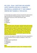 NSG 3500 - EXAM 1 QUESTIONS AND ANSWERS LATEST UPDATED 2026&sol;2027 A COMPLETE SOLUTION ALL ANSWERS GET IT 100&percnt; CORRECT VERIFIED BEST GRADED A&plus; FOR SUCCESS
