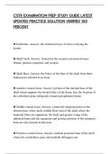 CSTR EXAMINATION PREP STUDY GUIDE LATEST&NewLine;UPDATED PRACTICE SOLUTION VERIFIED 100&NewLine;PERCENT