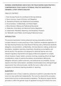 NURSING JURISPRUDENCE AND ETHICS FOR TEXAS NURSES EXAM PRACTICE &vert;&NewLine;COMPREHENSIVE STUDY GUIDE & TESTBANK &vert; PRACTICE QUESTIONS &&NewLine;ANSWERS &vert; LATEST UPDATE 2026&sol;2027