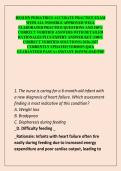 HESI RN PEDIATRICS ACCURATE PRACTICE EXAM WITH ALL POSSIBLE APPROVED WELL ELABORATED PRACTICE QUESTIONS AND 100&percnt; CORRECT VERIFIED ANSWERS WITH DETAILED RATIONALES PLUS EXPERT ANSWER KEY &lpar;100&percnt; CORRECT VERIFIED SOLUTIONS&rpar; 2026-2027 CURRENTLY UPDATED VERSION