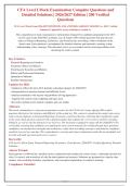CFA Level I Chartered Financial Analyst Full Mock Exam&colon; 200 Complete Questions & Advanced Solutions &lpar;2026&sol;2027&rpar;