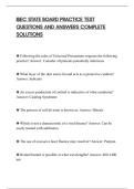 IBEC STATE BOARD PRACTICE TEST&NewLine;QUESTIONS AND ANSWERS COMPLETE&NewLine;SOLUTIONS