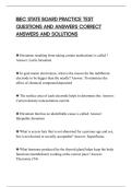 IBEC STATE BOARD PRACTICE TEST&NewLine;QUESTIONS AND ANSWERS CORRECT&NewLine;ANSWERS AND SOLUTIONS