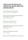 CIDESCO EXAM TEST PAPER 2026 FULL&NewLine;QUESTIONS AND ANSWERS VERIFIED STUDY&NewLine;GUIDE FINAL PREP 380&NewLine;