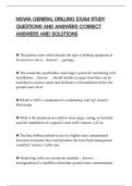 NGWA GENERAL DRILLING EXAM STUDY&NewLine;QUESTIONS AND ANSWERS CORRECT&NewLine;ANSWERS AND SOLUTIONS