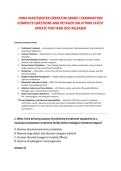 IOWA WASTEWATER OPERATOR GRADE I EXAMINATION &NewLine;COMPLETE QUESTIONS AND DETAILED SOLUTIONS LATEST &NewLine;UPDATE THIS YEAR JUST RELEASED 