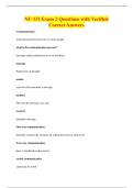 NU 131 Exam 2 Questions with Verified&NewLine;Correct Answers