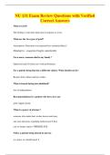 NU 131 Exam Review Questions with Verified&NewLine;Correct Answers