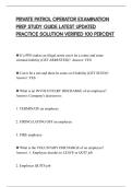 PROCORE FINAL EXAM QUESTIONS AND&NewLine;ANSWERS 100&percnt; CORRECT VERIFIED&NewLine;ANSWERS
