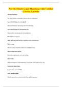Nur 163 Study Guide Questions with Verified&NewLine;Correct Answers