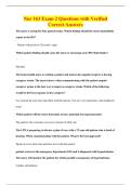 Nur 163 Exam 2 Questions with Verified&NewLine;Correct Answers