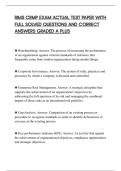 RIMS CRMP EXAM SCRIPT COMPREHENSIVE&NewLine;TEST BANK REVIEW SHEET SOLVED&NewLine;QUESTIONS AND ANSWERS