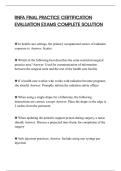 RNFA FINAL PRACTICE COMPREHENSIVE&NewLine;QUESTIONS AND SOLUTIONS GRADED A&plus;