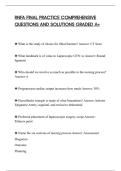 RNFA FINAL PRACTICE EXAM SCRIPT&NewLine;COMPLETE SOLVED QUESTIONS&NewLine;